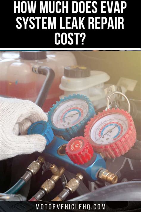 how much does it cost to fix an evap system