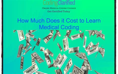 how much does it cost to learn medical coding
