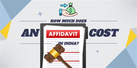how much does it cost to make an affidavit in india