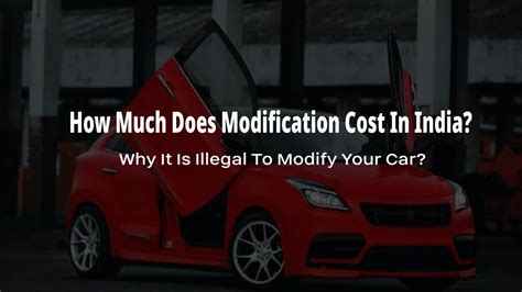 how much does it cost to modify a car