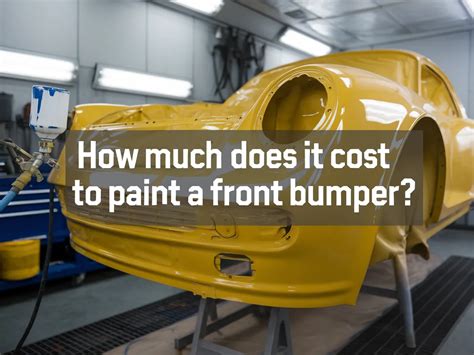 how much does it cost to paint a front bumper white