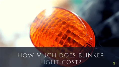 how much does it cost to replace a blinker