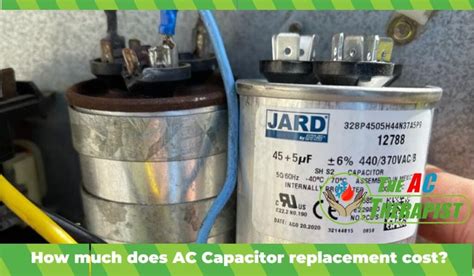 how much does it cost to replace a capacitor on ac