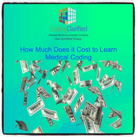 how much does it cost to study medical coding