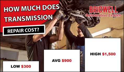 how much does it usually cost to get a transmission fixed