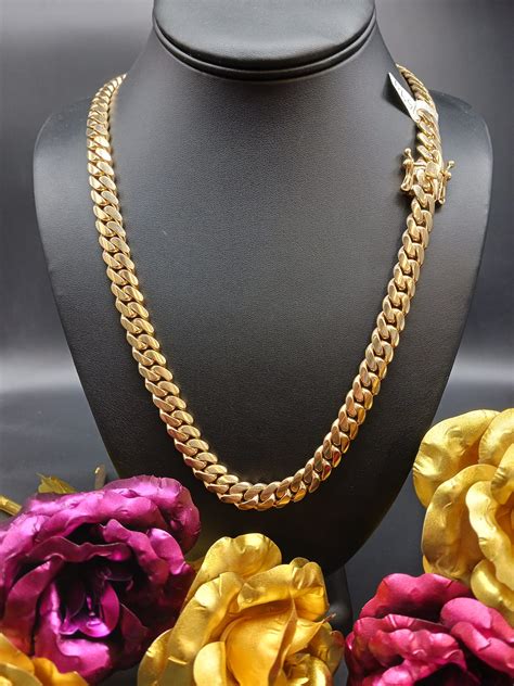 how much is a 10k gold cuban chain worth