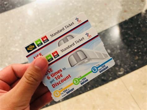 how much is a single mrt ticket in singapore