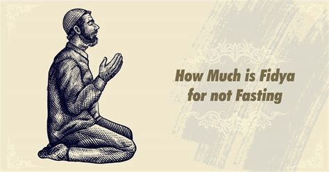 how much is fidya for not fasting