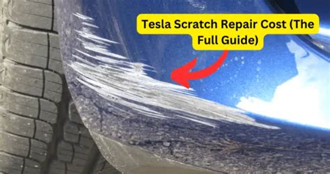 how much is it to fix a scratch on a tesla
