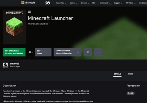 how much is minecraft java on microsoft store