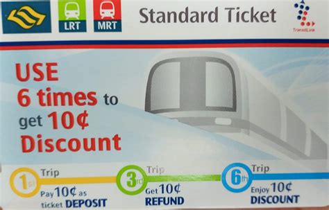 how much is the mrt ticket in singapore