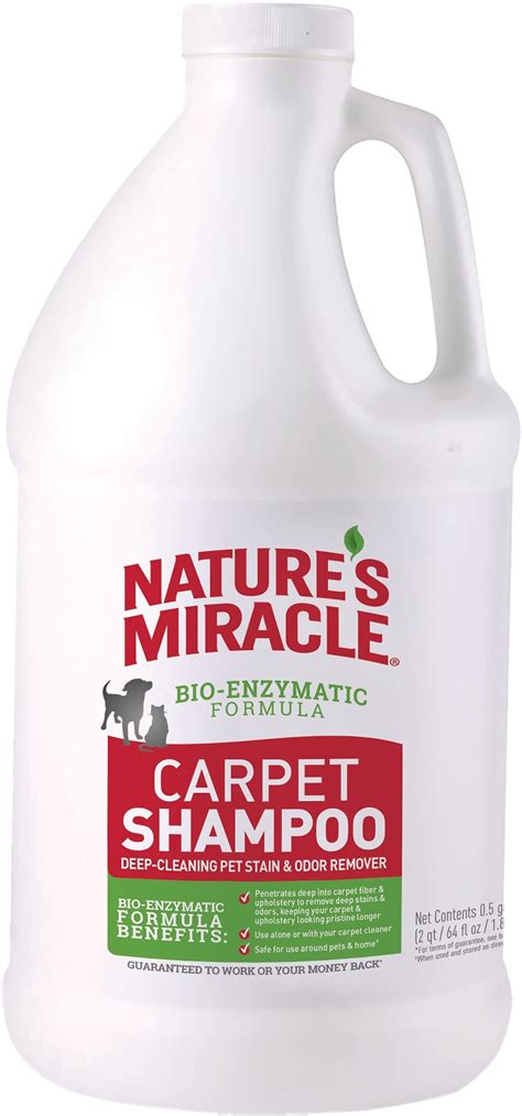 how much nature's miracle carpet shampoo to use