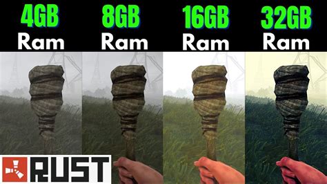 how much space does rust take on pc