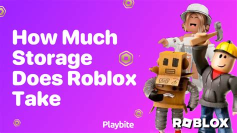 how much storage does roblox take on pc