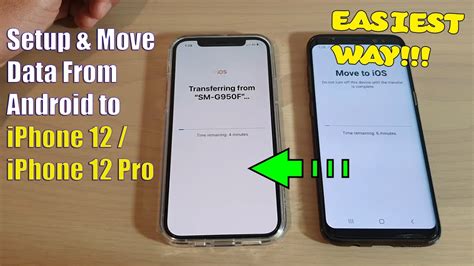 how much time it takes to transfer data from android to iphone