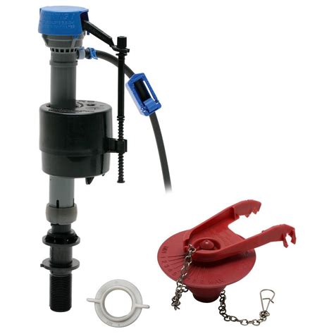 how much to replace toilet fill valve and flapper