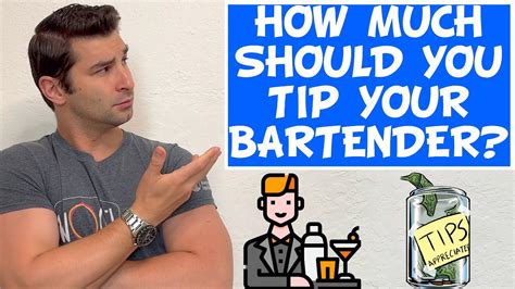 how much to tip bartender