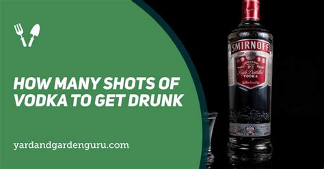 how much vodka is in a shooter
