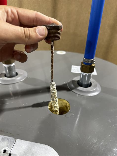 how often to change anode in hot water heater