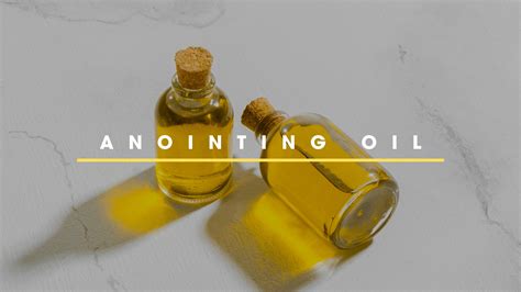 how often to use anointing oil