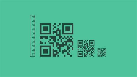 how small can a qr code be read