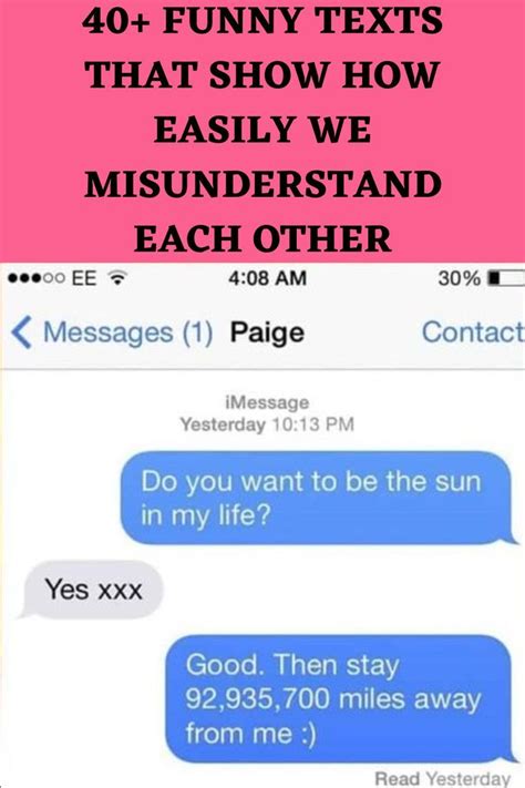 how text messages can be misunderstood