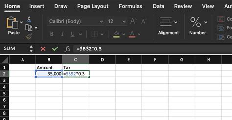 how to absolute reference in excel on mac