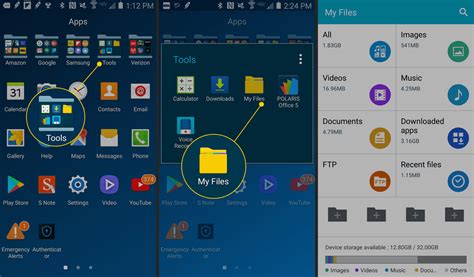how to access app files on android 13