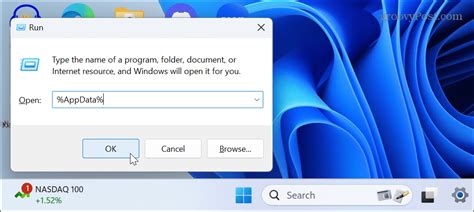 how to access application data folder in windows 11