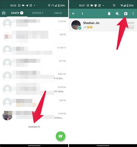 how to access archive on android