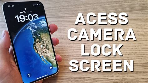 how to access camera on lock screen