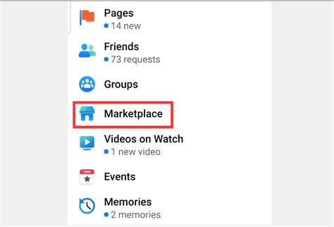 how to access facebook marketplace on computer