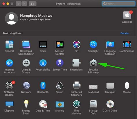 how to access firewall on mac