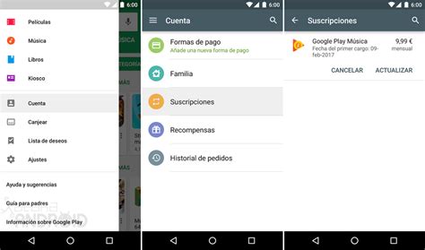 how to access google play store subscriptions on iphone