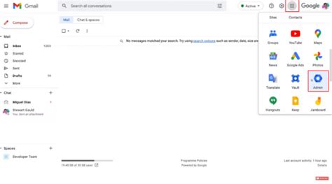 how to access google workspace group email