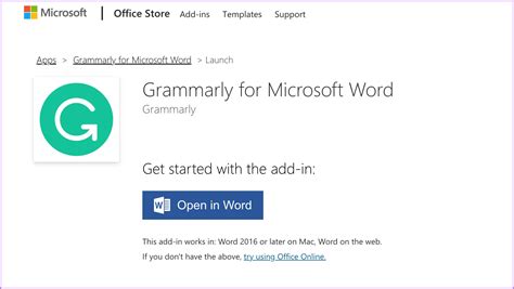 how to access grammarly in microsoft word