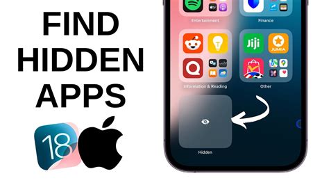 how to access hidden apps on ios