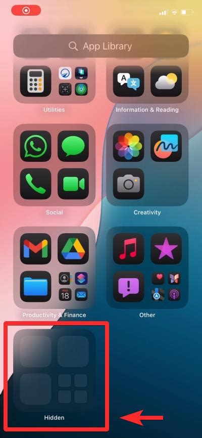 how to access hidden folder on iphone ios 18