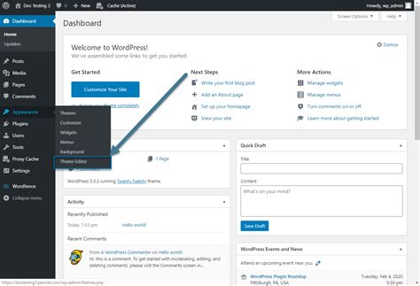 how to access html files in wordpress