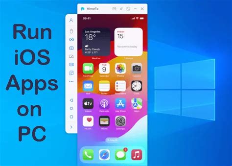 how to access ios apps on windows