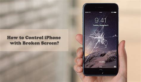 how to access iphone files on pc with broken screen