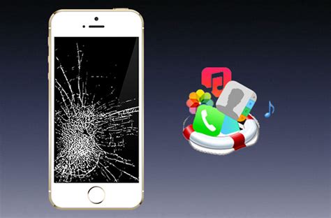 how to access iphone with broken screen