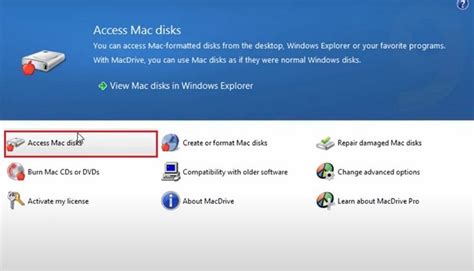 how to access mac drive on windows