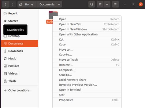 how to access network folder in ubuntu