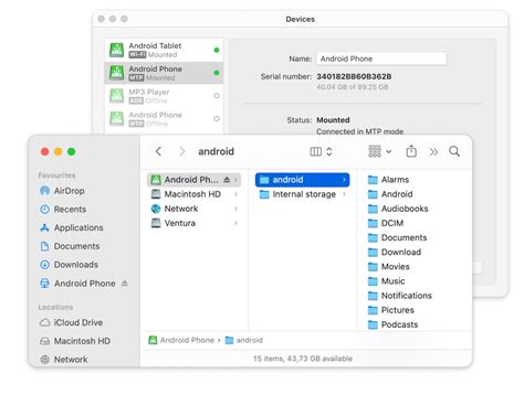 how to access photos on android from mac