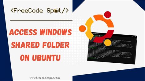 how to access shared folder in ubuntu from windows 10