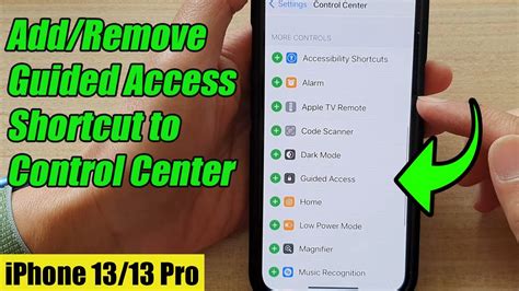 how to access shortcuts on iphone 13