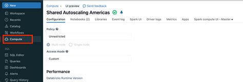 how to access spark ui in databricks