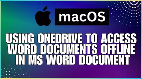how to access word documents on mac