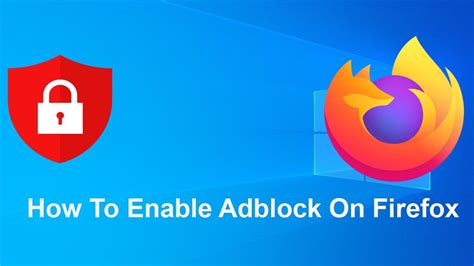 how to activate adblock on firefox